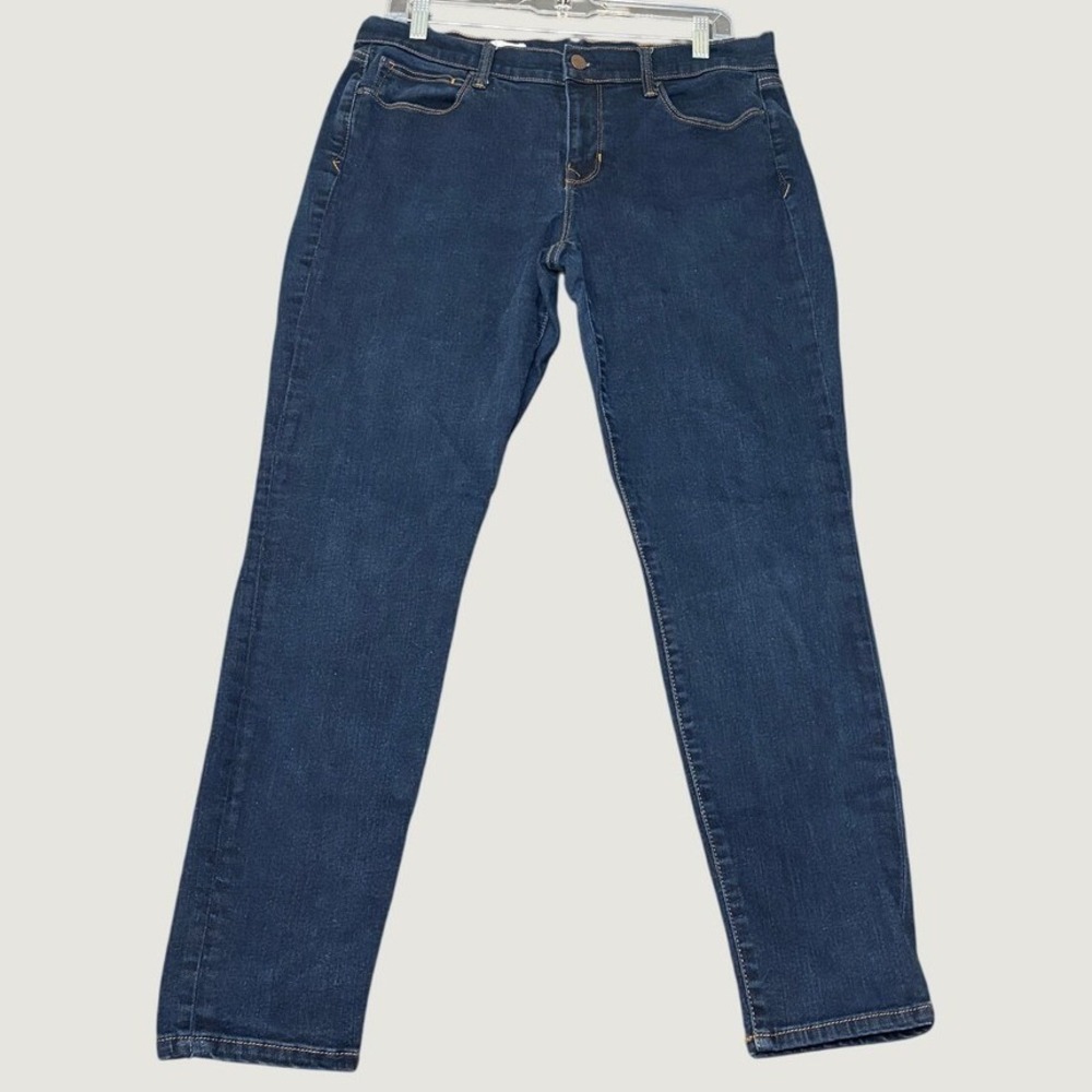 Gap 1969 Legging Jean Womens 33r Dark Wash Blue Denim Slim Fit Jeans